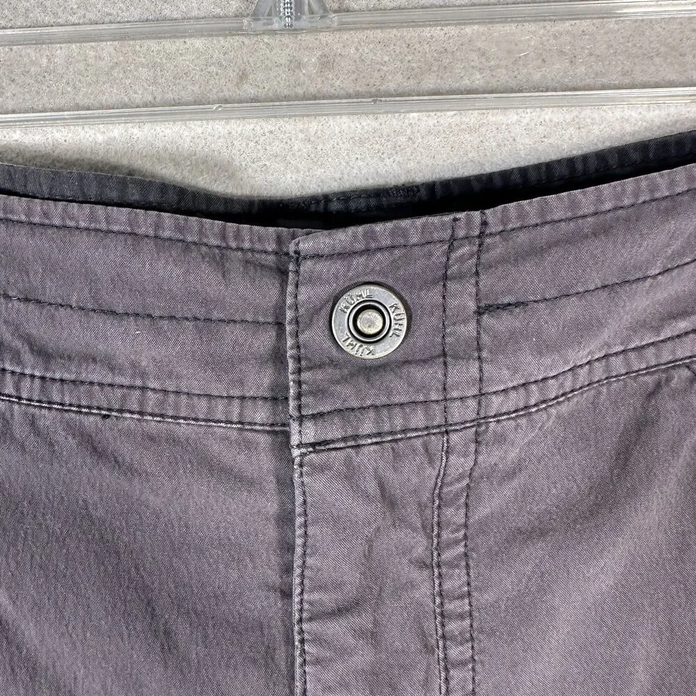 Kuhl Radikl Shorts Faded Gray Technical Hiking UPF 50 Protection Cargo Men’s 32